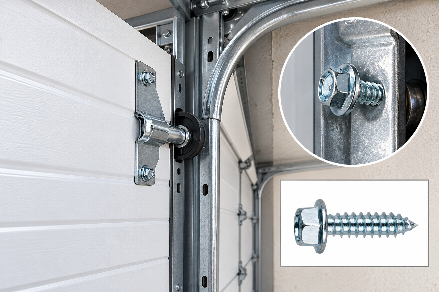 Detalhe de Instalação de Porta Seccional