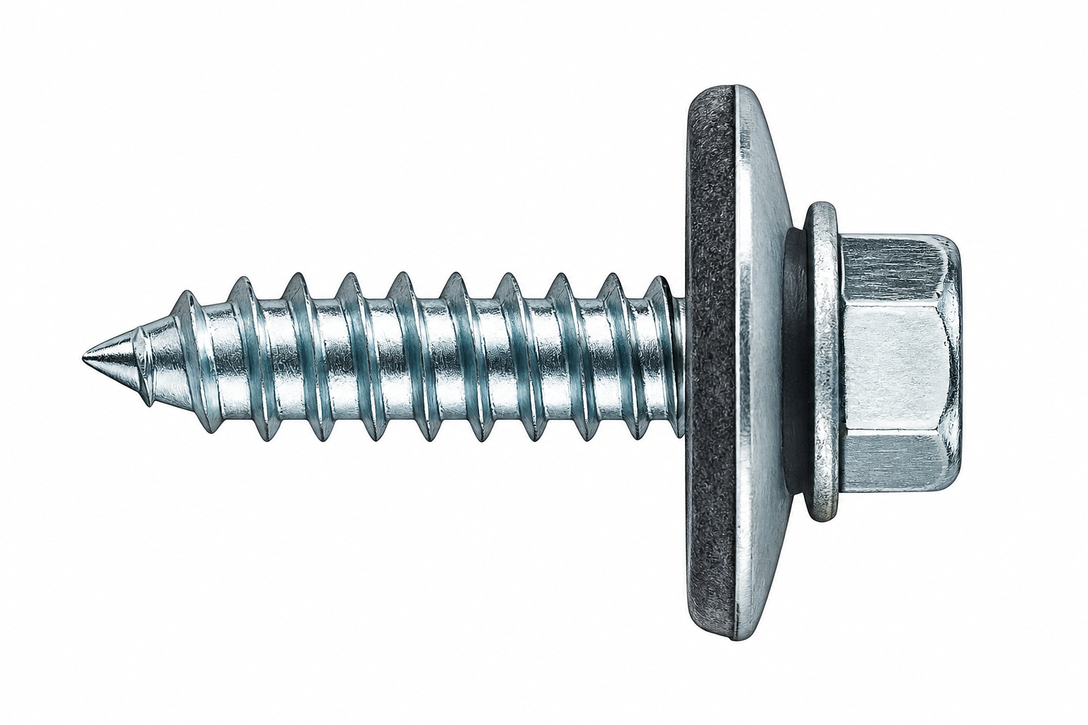 Parafuso Autoperfurante Galvanizado com Anilha