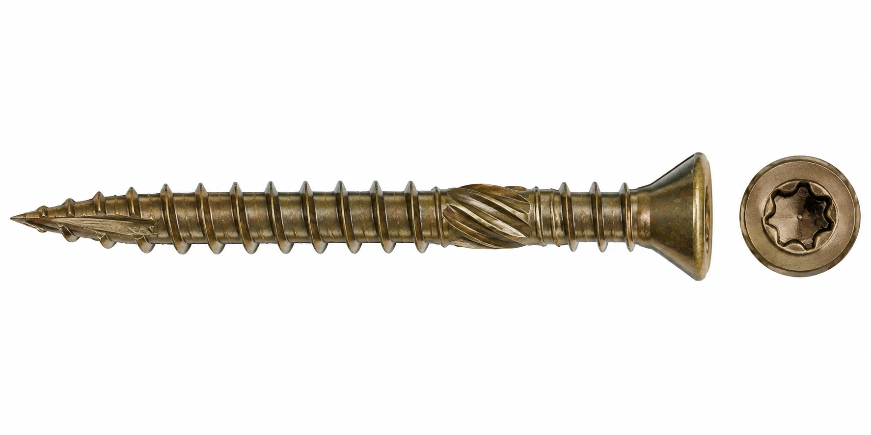 Parafuso Bronze com Cabeça Torx