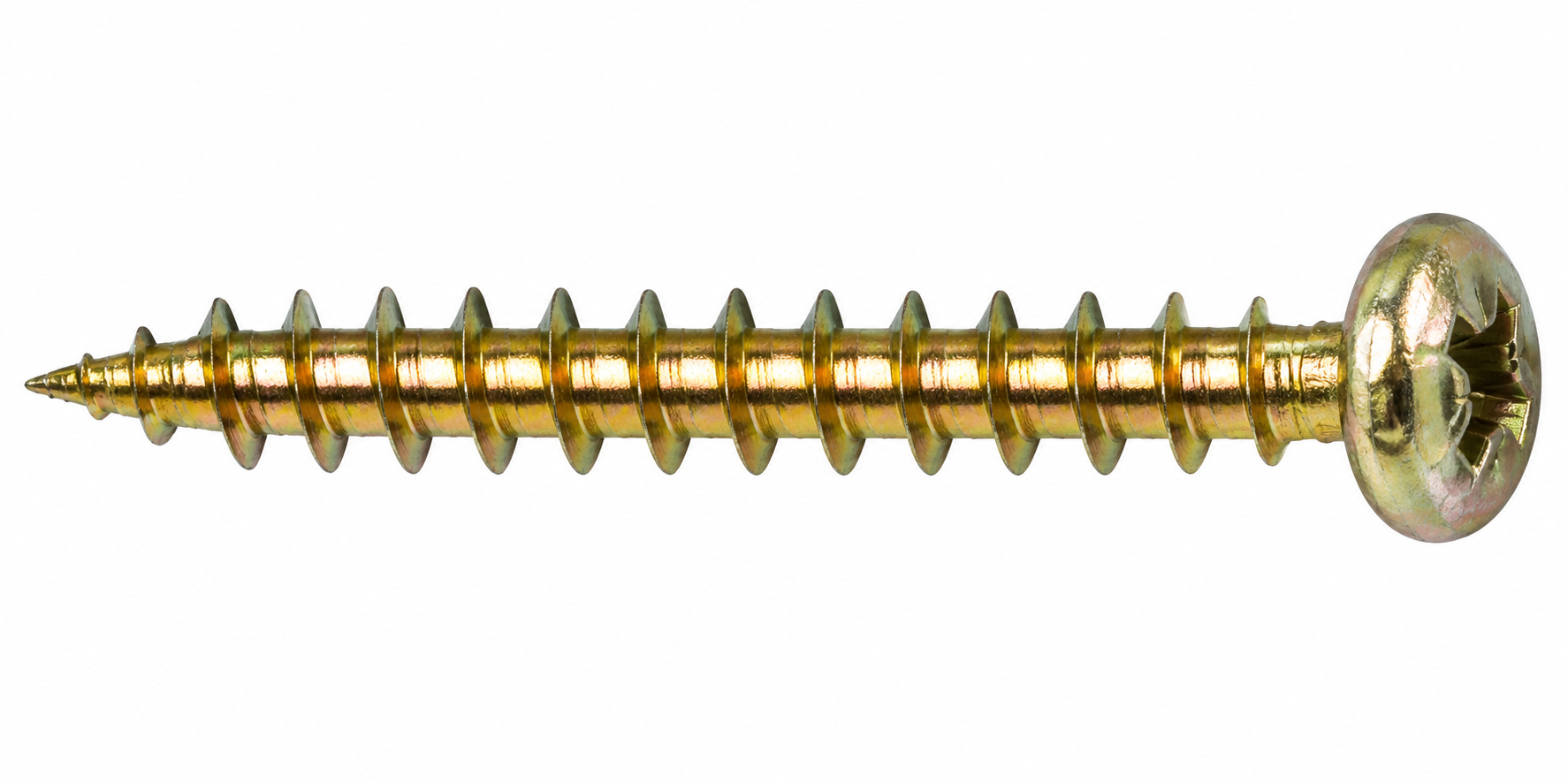 Parafuso Dourado de Cabeça Phillips