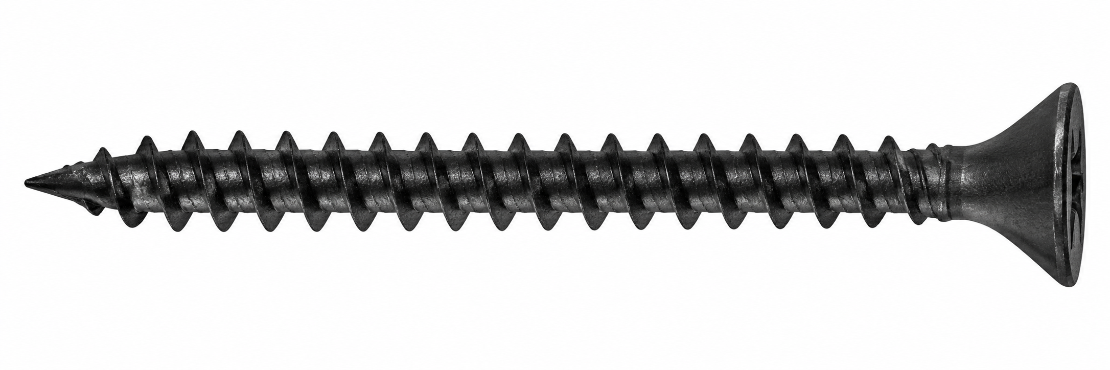 Parafuso Preto em Perfil Lateral